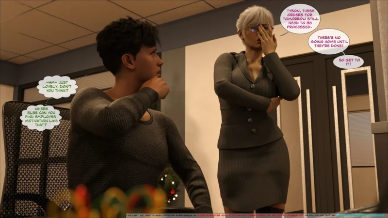 A Naughty Little Office Jungle Image 003 on C95