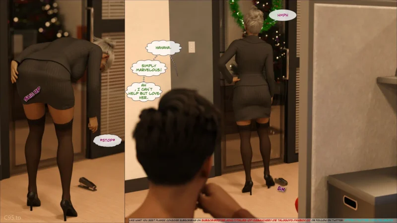 A Naughty Little Office Jungle Image 008 on C95