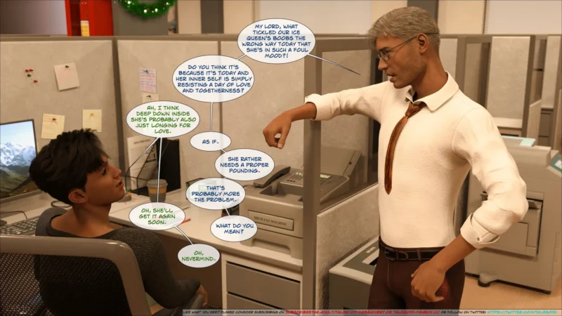 A Naughty Little Office Jungle Image 009 on C95