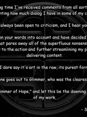 (Satire) Glimmer of Hope – by SquarePeg3D