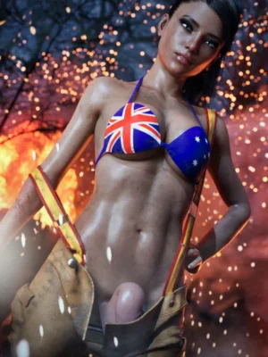 Australian Fires set for Affect3d by Forged3DX