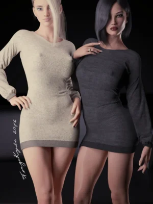 Anya And Megan Together by Forged3DX