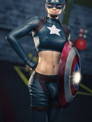 Anya As Cap by Forged3DX