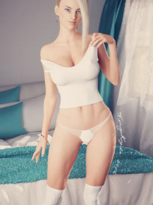 Anya In The Bedroom by Forged3DX